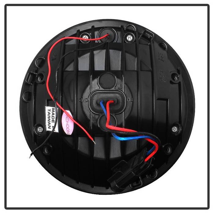 Jeep Wrangler 07-18 LED Crystal Headlights – Black