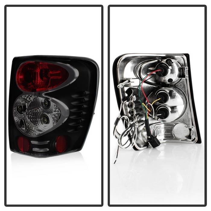 Jeep Grand Cherokee 99-04 Euro Style Tail Lights – Black Smoke