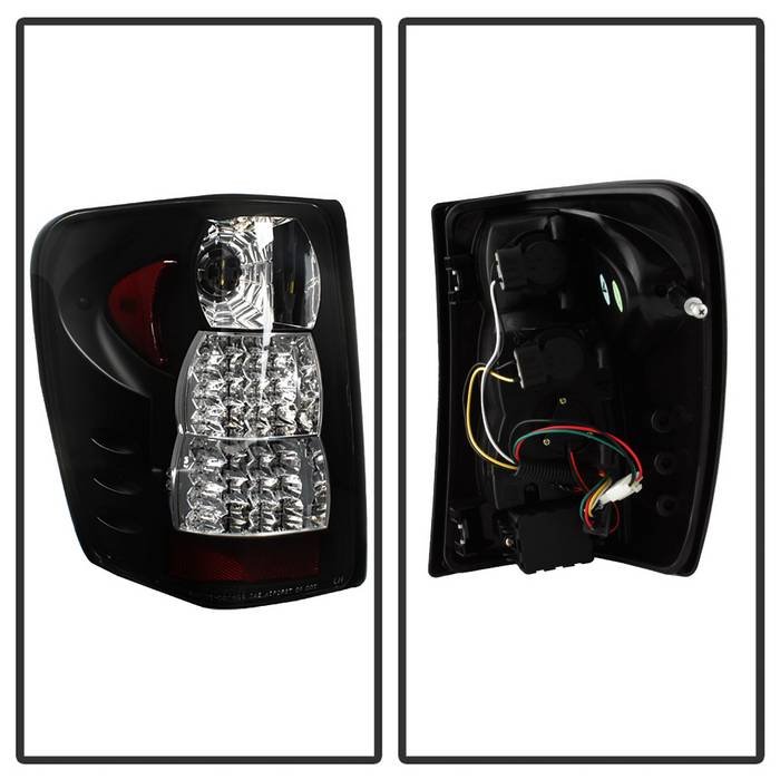 Jeep Grand Cherokee 99-04 LED Tail Lights Version 2 – Black