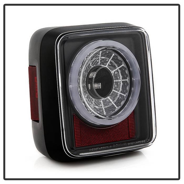 Jeep Wrangler 2019 – 2020 Full LED Tail Light – Sequential Turn Signal – Black