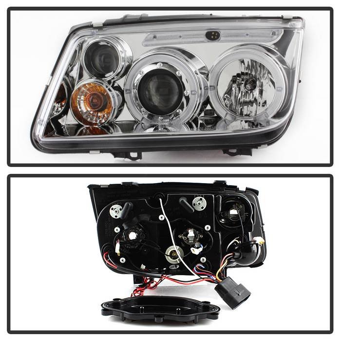 Volkswagen Jetta 99-05 Projector Headlights (does not fit the Jetta 2.5) – LED Halo