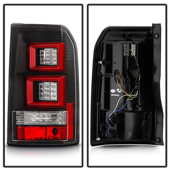Land Rover Discovery 3 LR3 05-09 Light Bar LED Tail Lights – Black