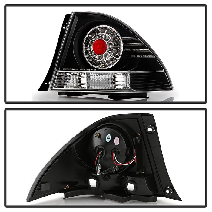 Lexus IS 300 01-05 LED Tail Lights – Black