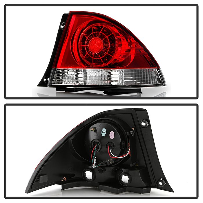 Lexus IS 300 01-03 LED Tail Lights – Red Clear