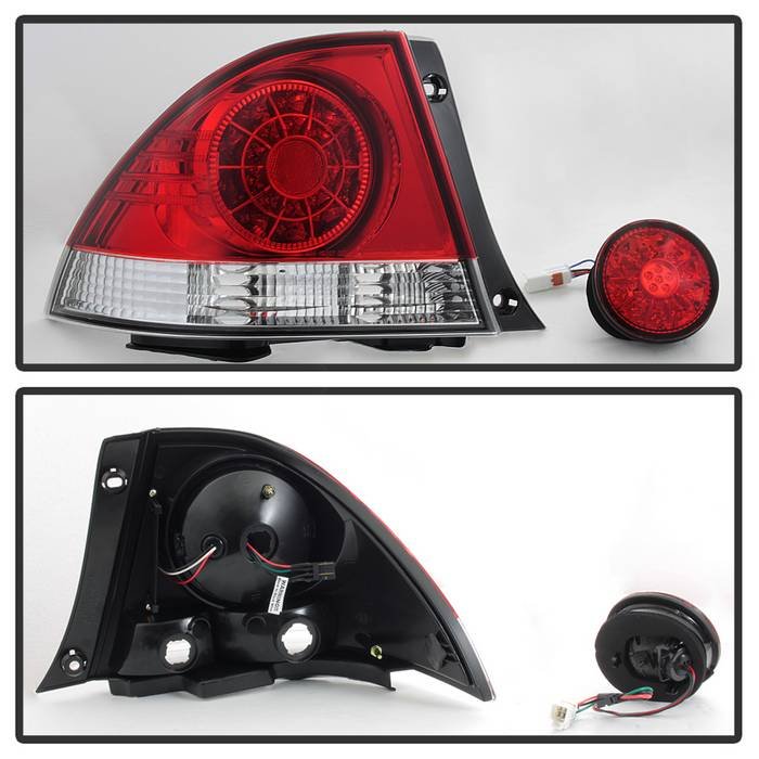 Lexus IS 300 01-03 ( With Inner Trunk Lights ) LED Tail Lights – Red Clear