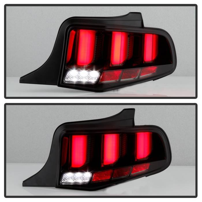 Ford Mustang 10-12 Light Bar Sequential Turn Signal LED Tail Lights – Smoke