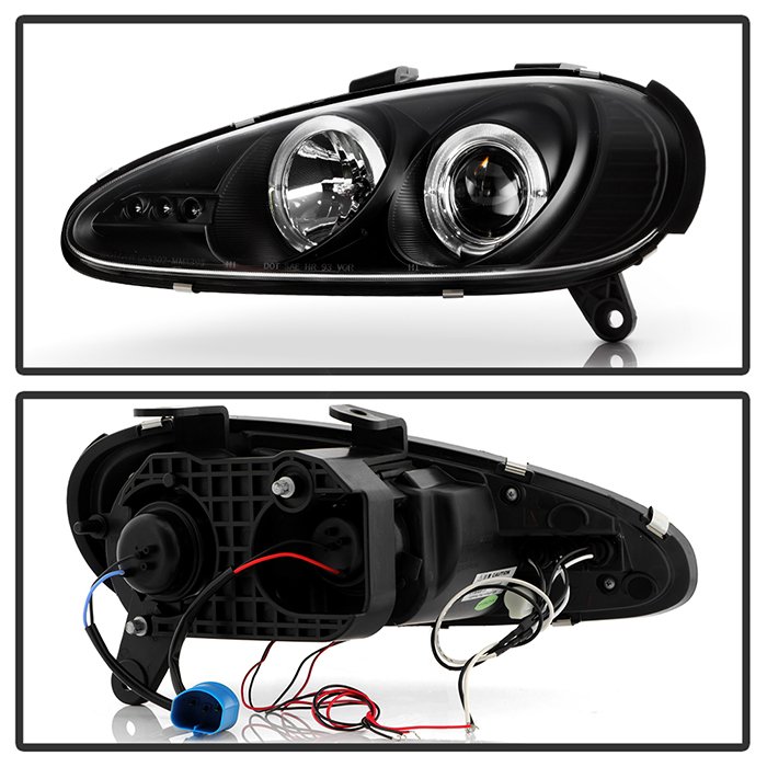 Mazda MX3 92-96 Projector Headlights – LED Halo