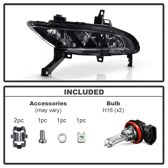 Nissan Maxima 2016-2018 OEM Fog Light – Left – (Driver Side) ( Bulb Size – H8 12V 35W )