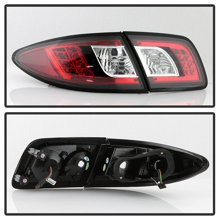 Mazda 6 03-08 4/5DR (Not fit Wagon) LED Tail Lights – Black