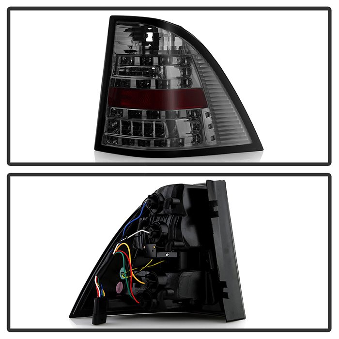 Mercedes Benz W163 M-Class ML 98-05 LED Tail Lights – Smoke