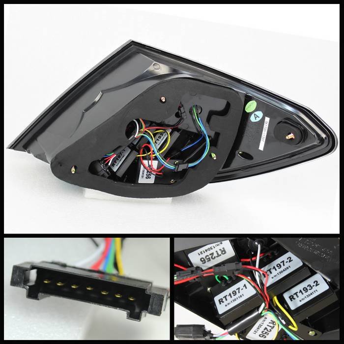 Mercedes Benz W204 C-Class 08-11 LED Tail Lights – Incandescent Model only ( Not Compatible With LED Model ) – Black