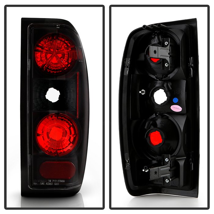 Nissan Frontier 98-00 Euro Style Tail Lights – Black