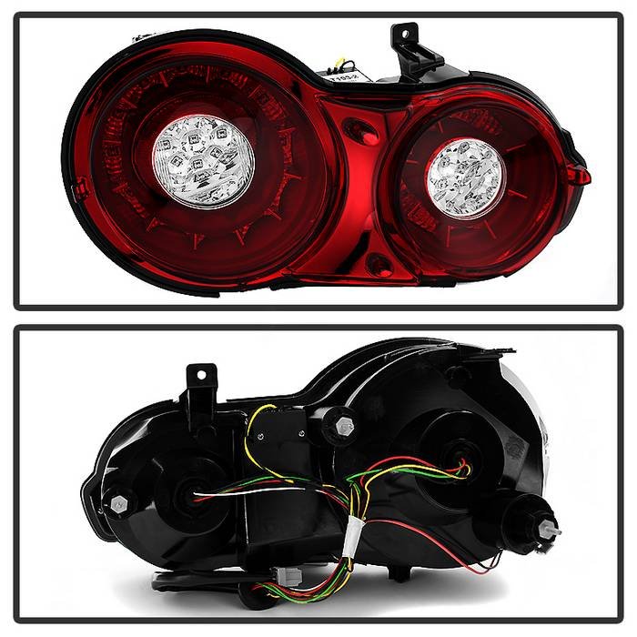 Nissan GTR 09-15 LED Tail Lights – Red Clear