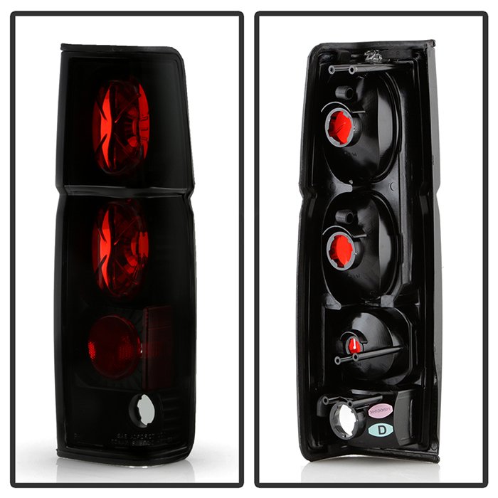Nissan Hardbody 86-97 Euro Style Tail Lights – Black Smoke