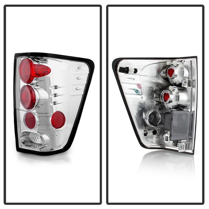 Nissan Titan 04-15 Euro Style Tail Lights – Chrome
