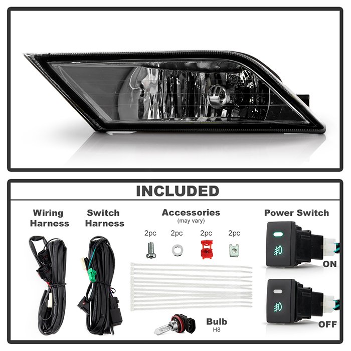 Honda Odyssey EX / EXL / LX 2011-2014 OE Style Fog Lights W/Switch – Smoke