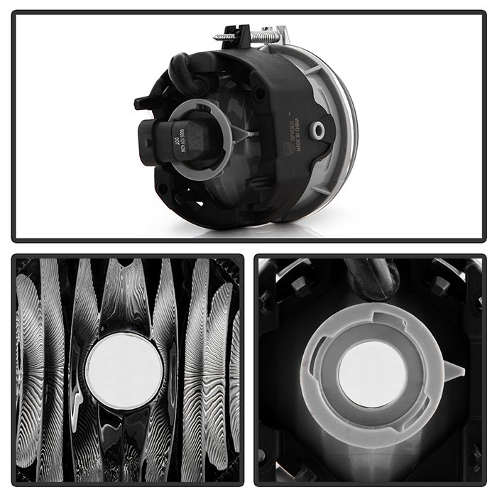 Dodge Charger 06-10 / Caliber 07-12 / Caravan 05-07 / Nitro 07-11 / Avenger 08-10 / Chrysler Pacifica 04-08 /Sebring Sedan 07-10 / Sebring Conv. 08-10 / Jeep Patriot 07-09 / Compass 07-10 OEM Fog Lights (Does not fit SRT-4) W/Switch- Smoke