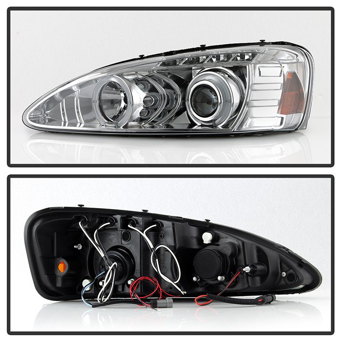 Pontiac Grand Prix 04-08 Projector Headlights – LED Halo – LED ( Replaceable LEDs )