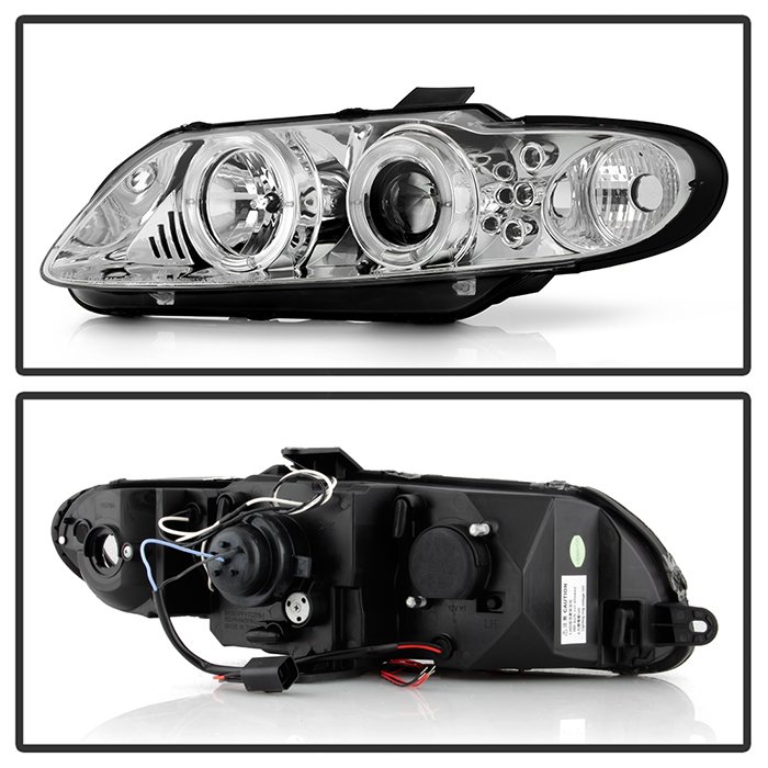 Pontiac GTO 04-06 Projector Headlights – LED Halo – LED ( Replaceable LEDs )