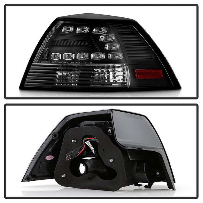 Pontiac G8 08-09 (1157 & 3157 plug included within the housing) LED Tail Lights – Black