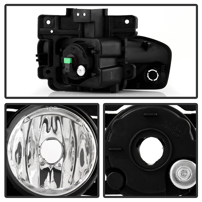 Dodge Ram 2500 3500 2019-2022 Halogen Only ( Do Not Fit 1500 Models ) OEM Style Fog Lights W/Universal Switch ( Bulb Size – H8 12V 35W )