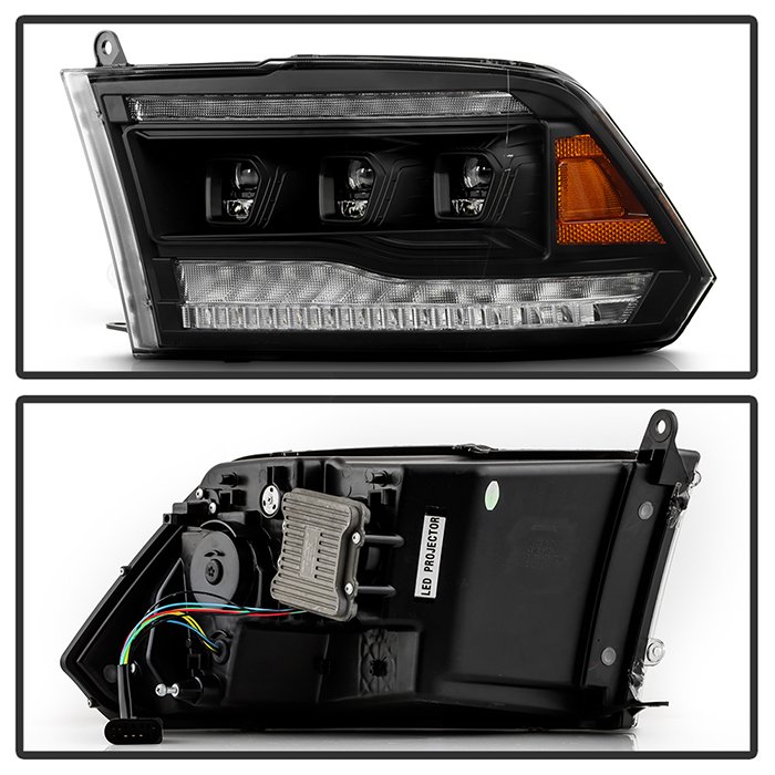 Dodge Ram 1500 13-18 / Ram 2500/3500 13-19 (Not compatible on models w/ Factory Dual Lamp/Quad Lamp Headlights)