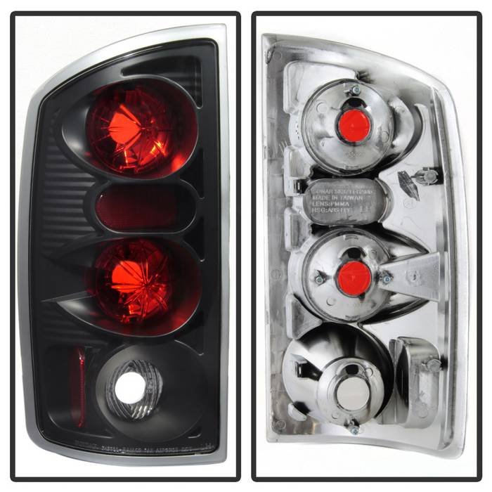 Dodge Ram 02-06 1500 / Ram 2500/3500 03-06 Euro Style Tail Lights – Black