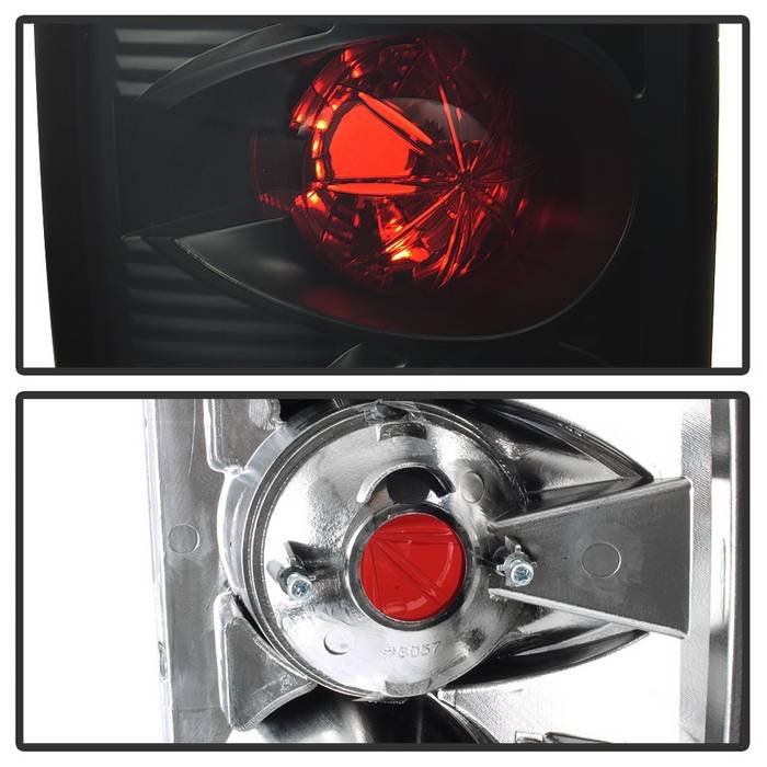 Dodge Ram 02-06 1500 / Ram 2500/3500 03-06 Euro Style Tail Lights – Black Smoke