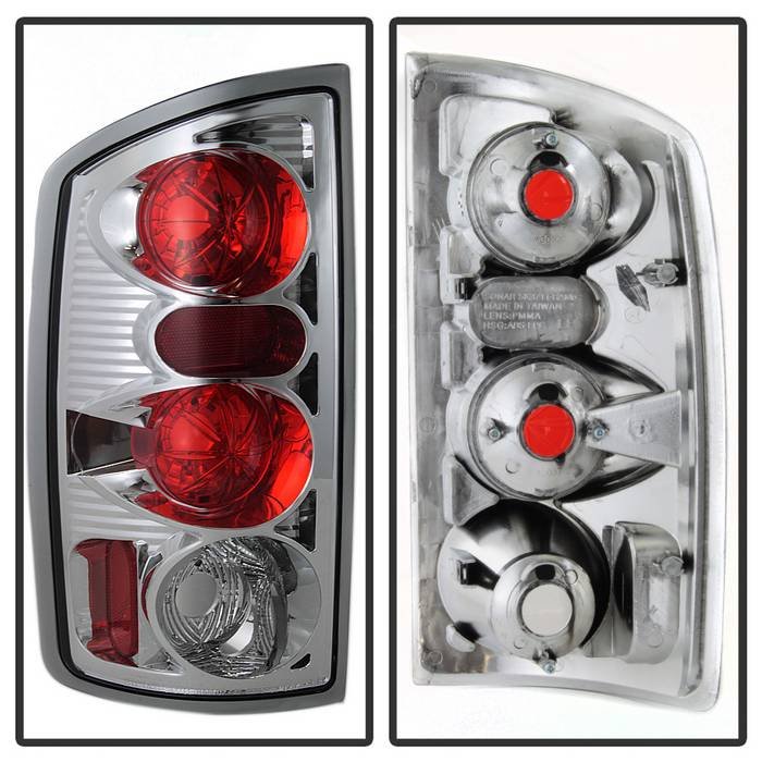 Dodge Ram 02-06 1500 / Ram 2500/3500 03-06 Euro Style Tail Lights – Chrome
