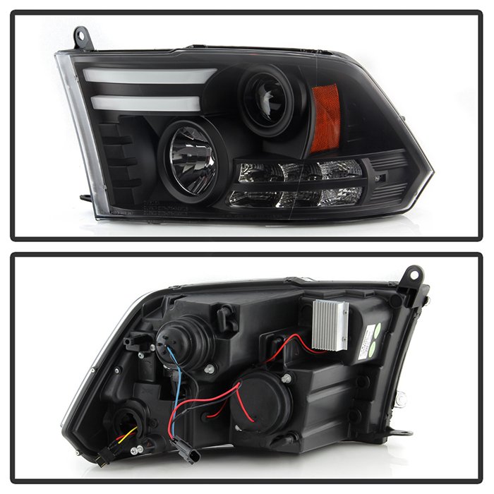 Dodge Ram 1500 09-18 / Ram 2500/3500 10-19 Projector Headlights – Halogen Model Only ( Not Compatible With Factory Projector