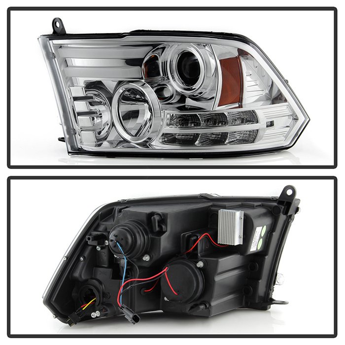 Dodge Ram 1500 09-18 / Ram 2500/3500 10-19 Projector Headlights – Halogen Model Only ( Not Compatible With Factory Projector