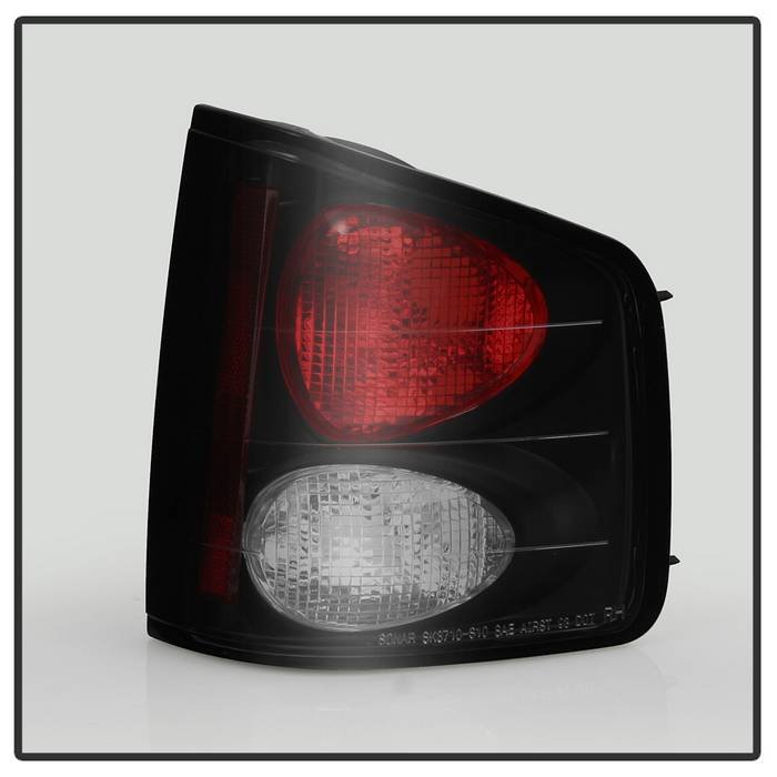 Chevy S10 94-04 / GMC Sonoma 94-04 / Isuzu Hombre 96-00 Euro Style Tail Lights – Black Smoke