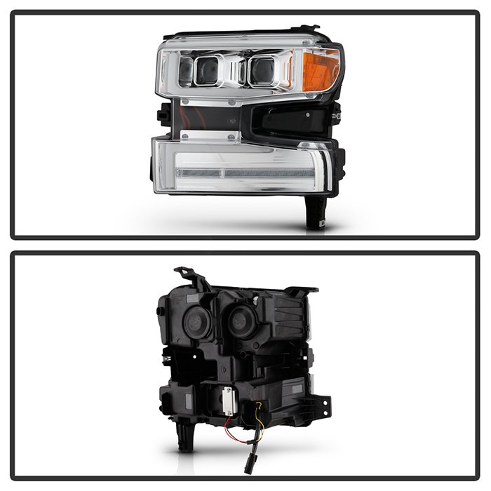 Chevy Silverado 2019-2020 Halogen Model Only ( Do Not Fit Factory LED Model ) Headlights