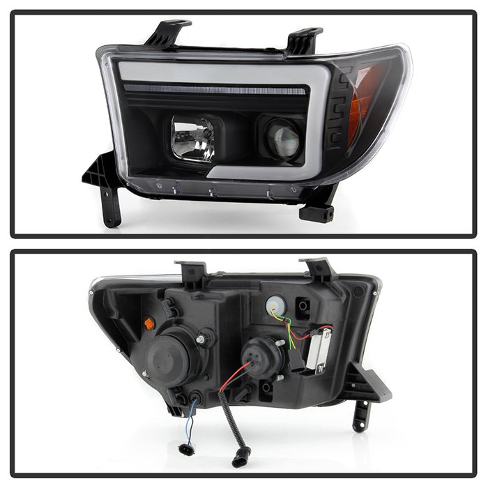 Toyota Tundra 07-09 / Toyota Sequoia 08-10 Projector Headlights – Black