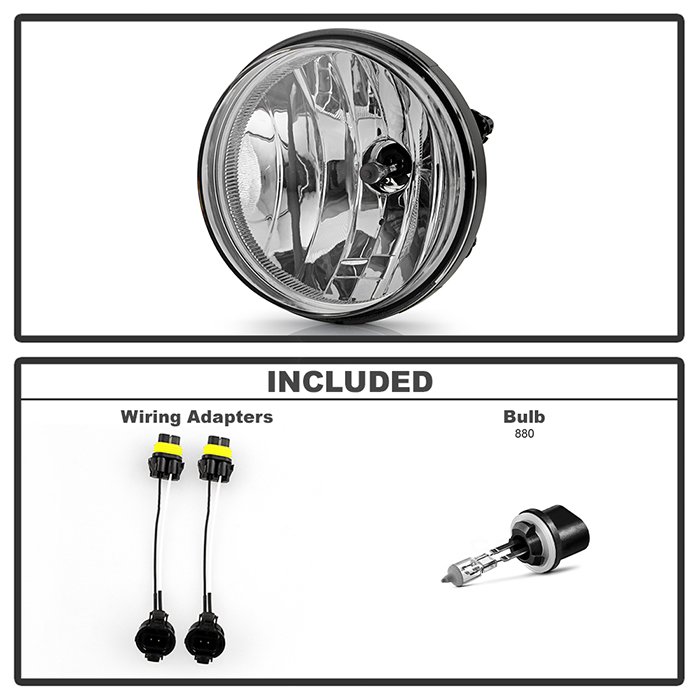 GMC Sierra 1500/2500/3500 HD 07-13 OEM Fog Lights wo/switch – Clear