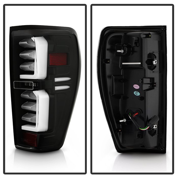 GMC Sierra 2019-2020 1500 LED Model Only ( Not Compatible With Incandescent Bulb Model ) LED Tail Lights – Black