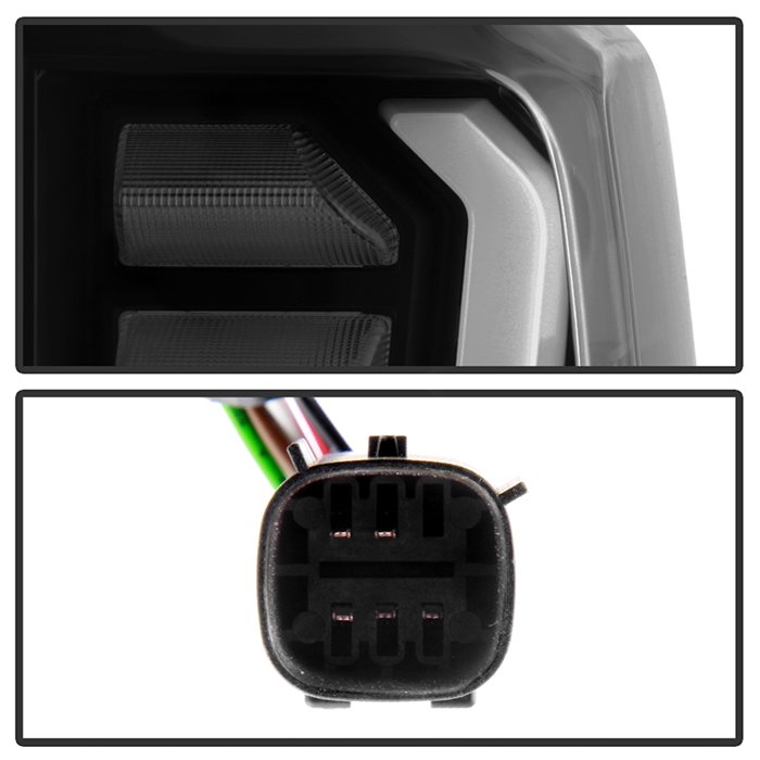 GMC Sierra 2019-2020 1500 LED Model Only ( Not Compatible With Incandescent Bulb Model ) LED Tail Lights – Black Smoke