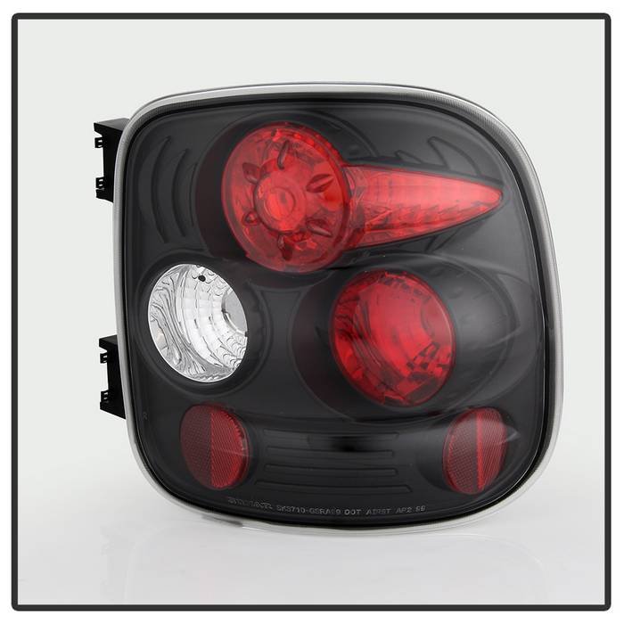 Chevy Silverado Stepside 99-04 Euro Style Tail Lights – Black