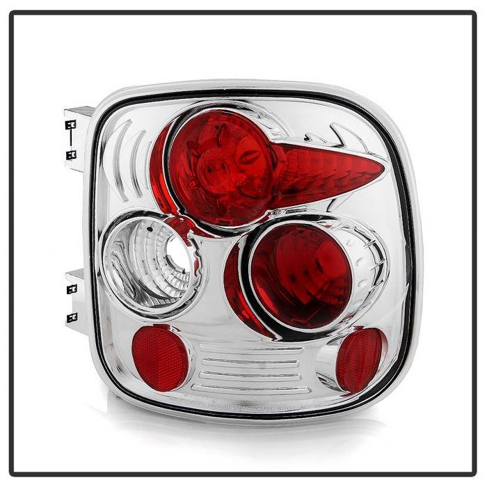 Chevy Silverado Stepside 99-04 Euro Style Tail Lights – Chrome