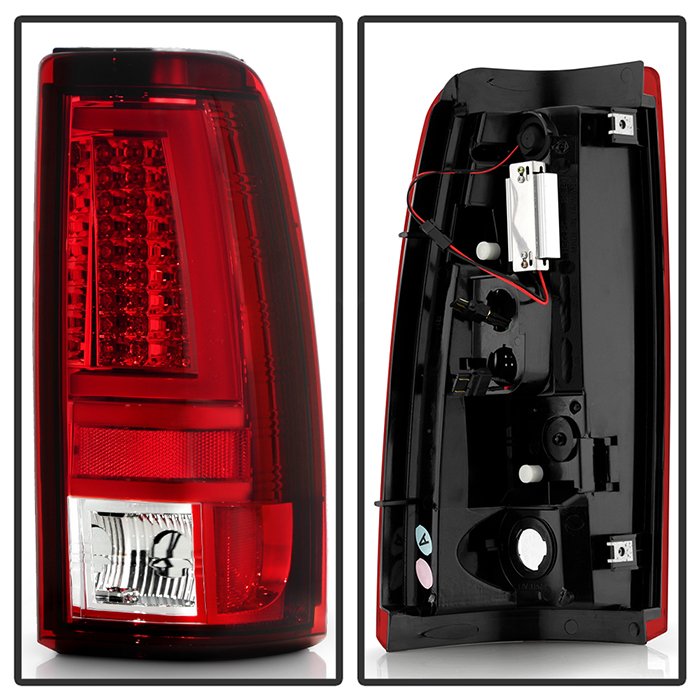 Chevy Silverado 1500/2500 99-02 (Not Fit Stepside) / GMC Sierra 1500/2500/3500 99-06 and 2007 Sierra Classic Version 2 LED Tail Lights