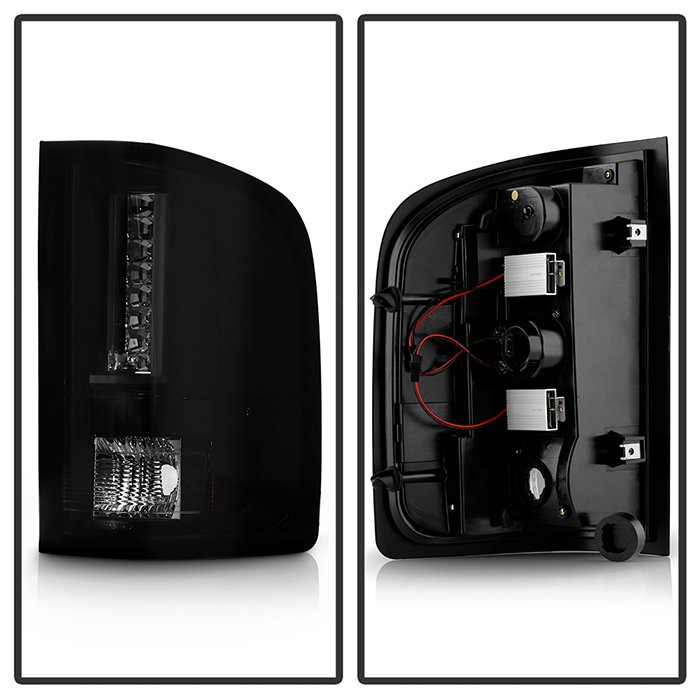 Chevy Silverado 07-13 ( Does Not Fit 2010 Model With Dual Reverse Socket 921 Bulb ) Version 2 LED Tail Lights