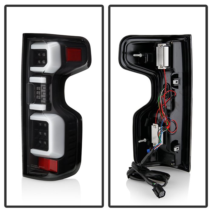 Chevy Silverado 2019-2020 Factory Halogen Model ( Do Not Fit Factory LED Model ) LED Tail Light – Black