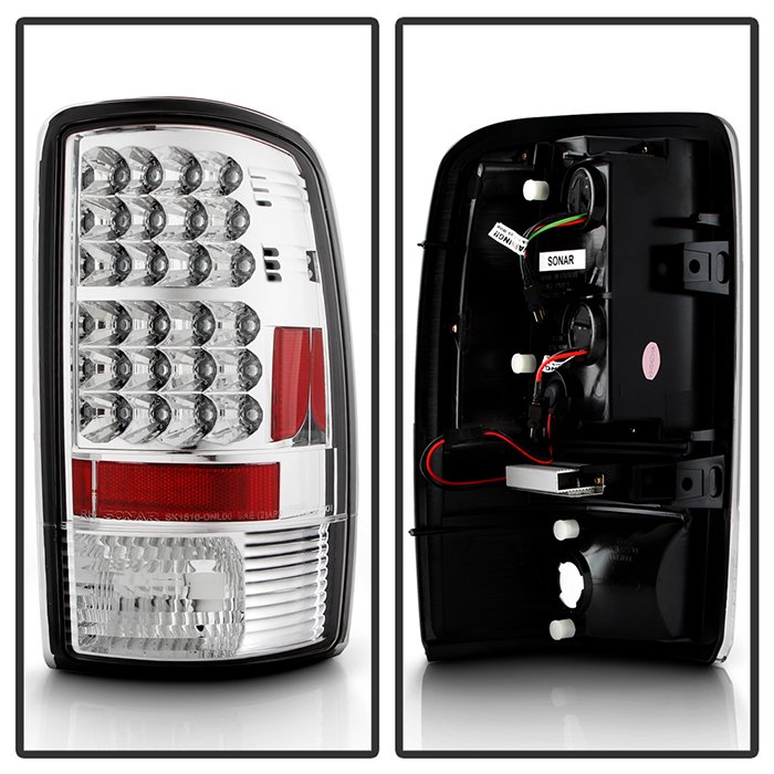 Chevy Suburban/Tahoe 1500/2500 00-06 / GMC Yukon/Yukon XL 00-06 / GMC Yukon Denali/Denali XL 01-06 ( Lift Gate Style Only ) LED Tail Lights