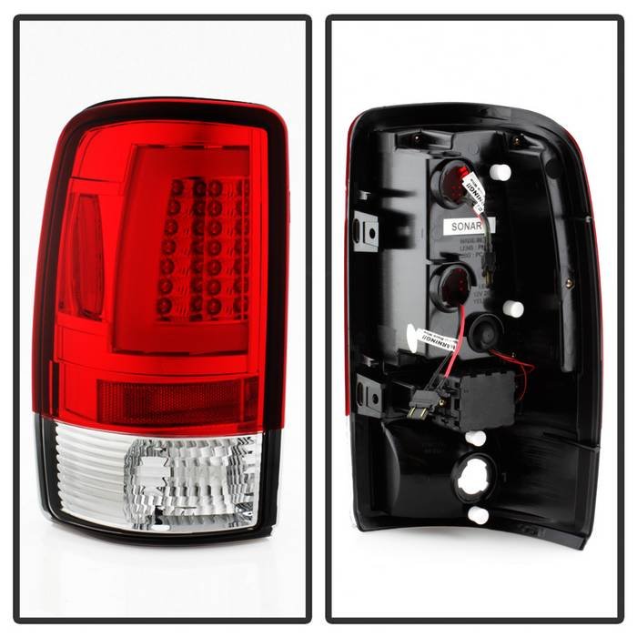 Chevy Suburban/Tahoe 1500/2500 00-06 / GMC Yukon/Yukon XL 00-06 / GMC Yukon Denali/Denali XL 01-06 ( Lift Gate Style Only ) Version 2 Light Bar LED Tail Lights