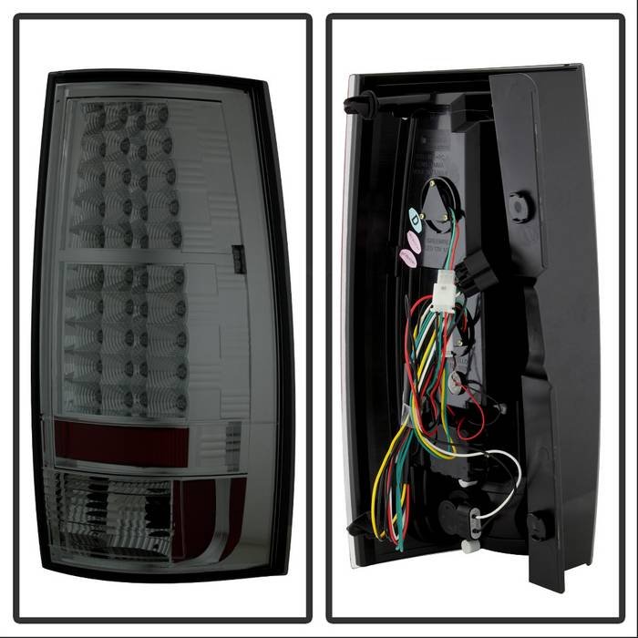 Chevy Suburban/Tahoe 07-14 / GMC Yukon/Yukon Denali 07-14 ( 08-13 excluding Hybrid Models ) – LED Tail Lights – Smoke