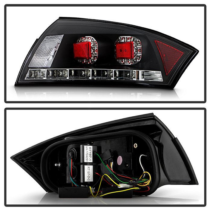 Audi TT 00-06 LED Tail Lights – Black