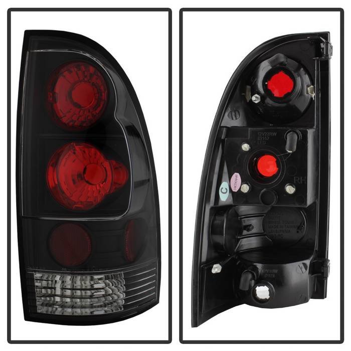 Toyota Tacoma 05-15 Euro Style Tail Lights (not compatible with factory equipped led tail lights) – Black