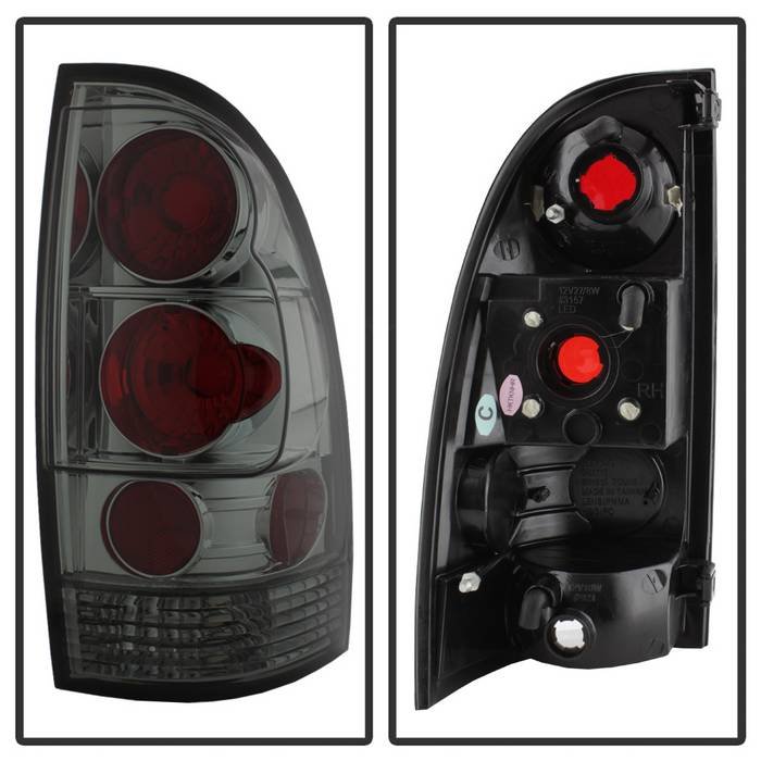 Toyota Tacoma 05-15 Euro Style Tail Lights (not compatible with factory equipped led tail lights) – Smoke