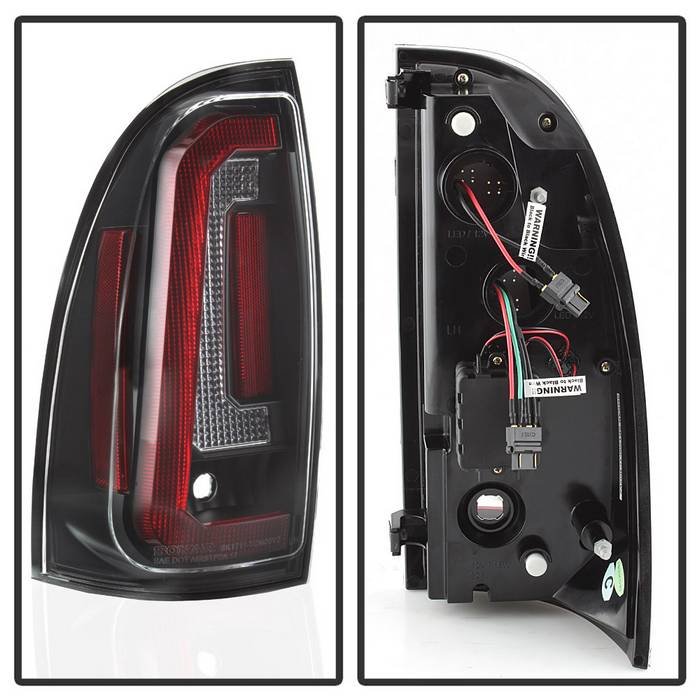 Toyota Tacoma 05-15 LED Tail Lights (not compatible with factory equipped led tail lights) – Black