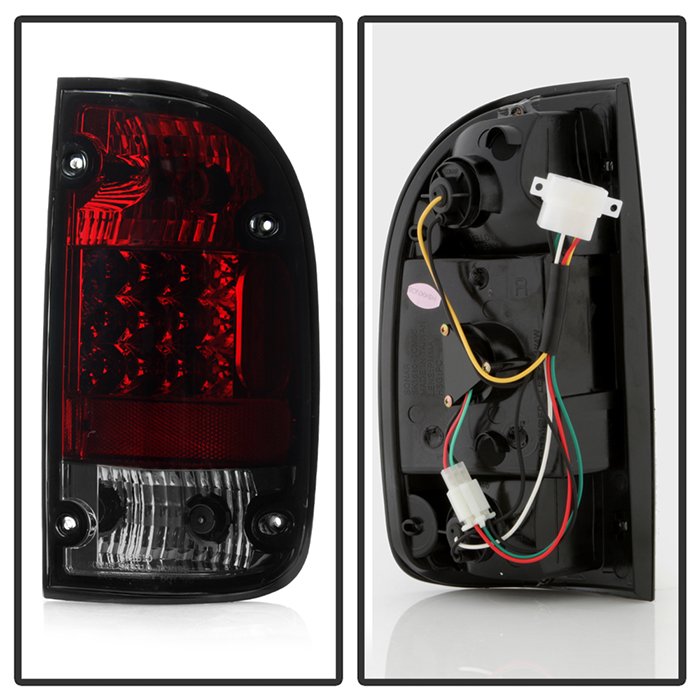 Toyota Tacoma 95-00 LED Tail Lights – Red Smoke